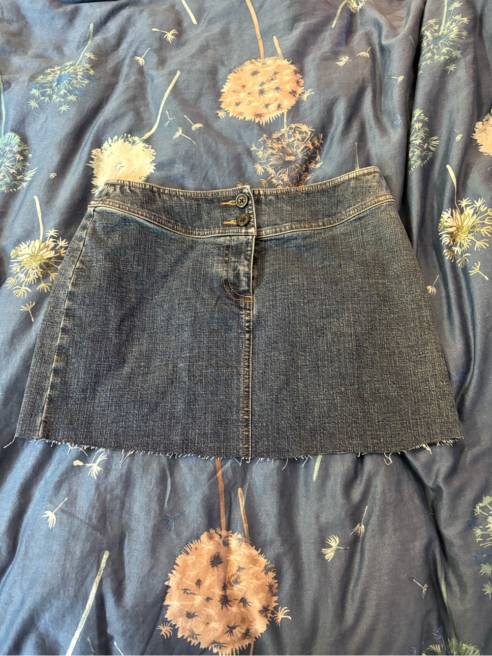 Ann Taylor Petite mini Jean skirt